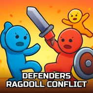 Defenders Ragdoll Conflict - Ragdoll Physics game