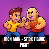 Iron Man - Stick Figure Fight - Street Brawl game