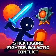Stick Figure Fighter: Galactic Conflict - Street Brawl game